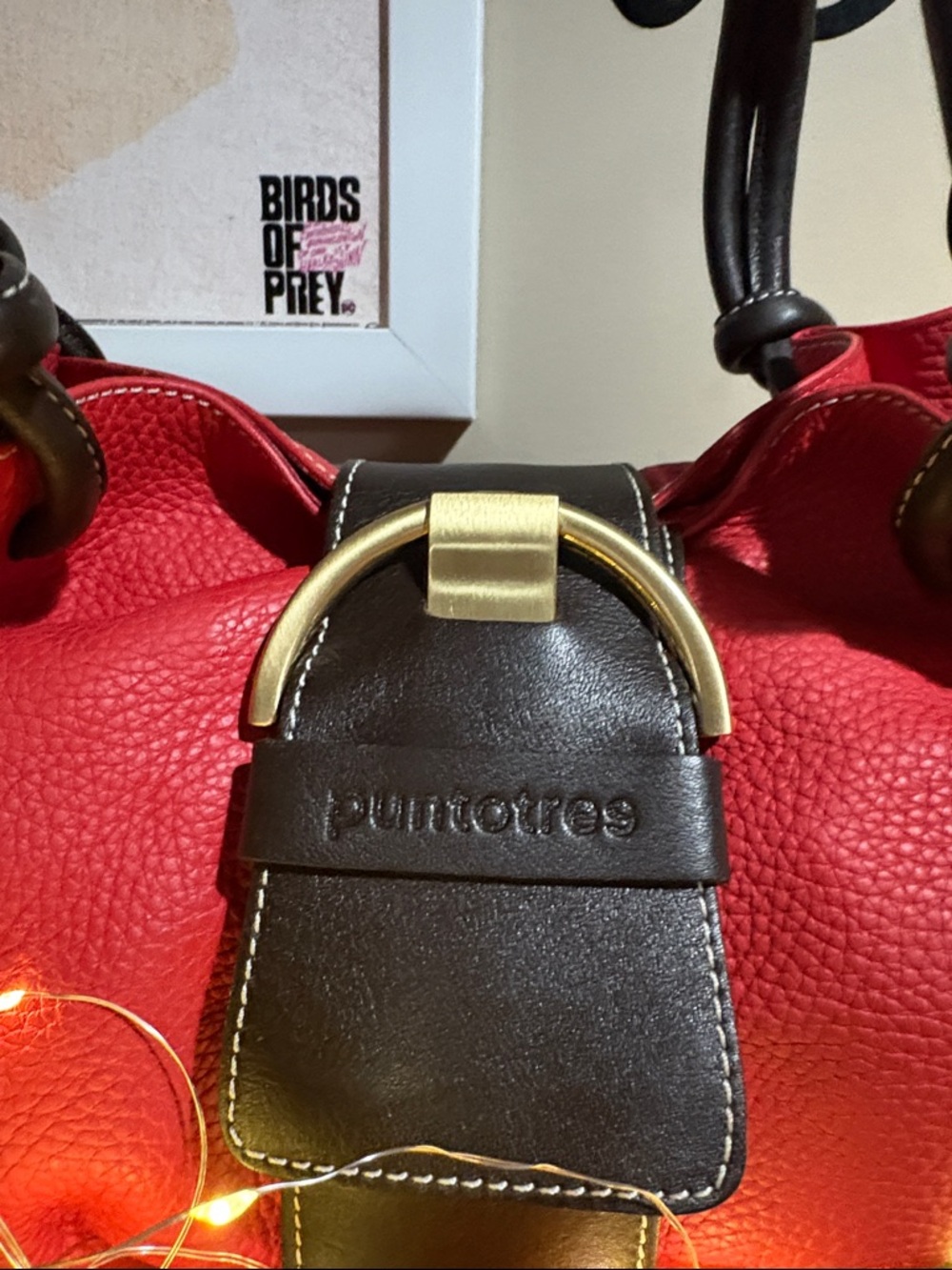 PUNTOTRES  hand bag FIRM $89 seebelow 👇EUC - Picture 2 of 13